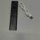 Replacement Solar TV Remote for Samsung Smart TV 2025-2018, Rechargeable, Solarcell, USB-C/Type C Fast Charging, Voice&Bluetooth. Compatbile with Samsung Remote Control for Smart TV