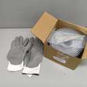 Tandefio Gutter Guard 4 Inch x 60 Feet Aluminum Guards Mesh Leaves Filter Gutter Cover Screen DIY Protection Netting Roll with 20 Fixed Cable Tie and Anti Scratch Gloves for Leaves Twigs (Silver)