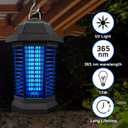 GOOTOP Replacement Bulb for Zap T6 Pro, K15, T9,X3 Bug Zapper, 15W, 4-Pin Base, U-Tube Bulb Twin Tube Bulb