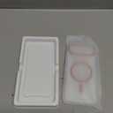 Maledan for iPhone 17 Air Case Clear Orange - Aluminum Camera Frame Magnetic 17 Air Case Fit for Mag Safe, Camera Control, Slim Transparent Shockproof Bumper Phone Cover for Apple iPhone 17 Air