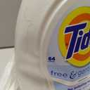 Tide Free & Gentle Liquid Laundry Detergent, 64 loads 92 fl oz, HE Compatible