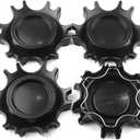 for 2019-2023 Toyota Tacoma Wheel Center Caps 16 Inch 6 Spoke Rim PT946-35200-02 4260B-YQ030 Hubcaps 4 Pack Matte Black