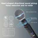 Professional Wireless Microphone for Podcast, Karaoke & Singing 2.4GHz Portable Dynamic Mic with 150ft Range, 8H Battery,Micrfono Inalmbrico for Streaming & Live Performance
