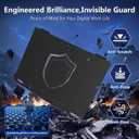 Magnetic Computer Privacy Screen Filter 24 Inch for Frameless Monitor Thin Bezel 16:9 Widescreen, Hanging Removable Anti Glare Blue Light Privacy Shield Protector Eye Protection
