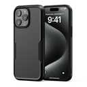 NTG【2023 New Designed for iPhone 15 Pro Max Case, Heavy-Duty Tough Slim Shockproof [2 Layer Structure][Military Grade Protection] Phone Case for iPhone 15 Pro Max(6.7 Inch), Black