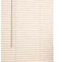 LOTUS & WINDOWARE Cordless Mini Blind, 1" Vinyl Slats, 33" Wide x 54" Long - Alabaster, Window Blinds for Home and Office, Interior Door Blinds - Light Filtering