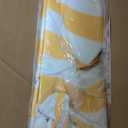 Lounge Chair Cushions Set of 2 for Outdoor Furniture 74x21x2.7 inch Premium Outdoor Chaise Lounge Cushions (Yellow+White Stripes), Standard