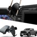 Phone Holder for F150 (2021-2024, 14th Gen), Dash Phone Mount for Truck, 360 Mobile Holder, Hands Free Automobile Cradlest for iPhone, Samsung & Android, Car Gadgets & Accessories for Ford F-150