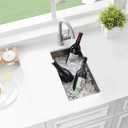 Gold Wet Bar Sink, 10 x 18 Inch Stainless Steel Small Undermount Kitchen Bar Sink 16 Gauge Single Bowl with Grid and Drain Strainer, 10"x18"x10"