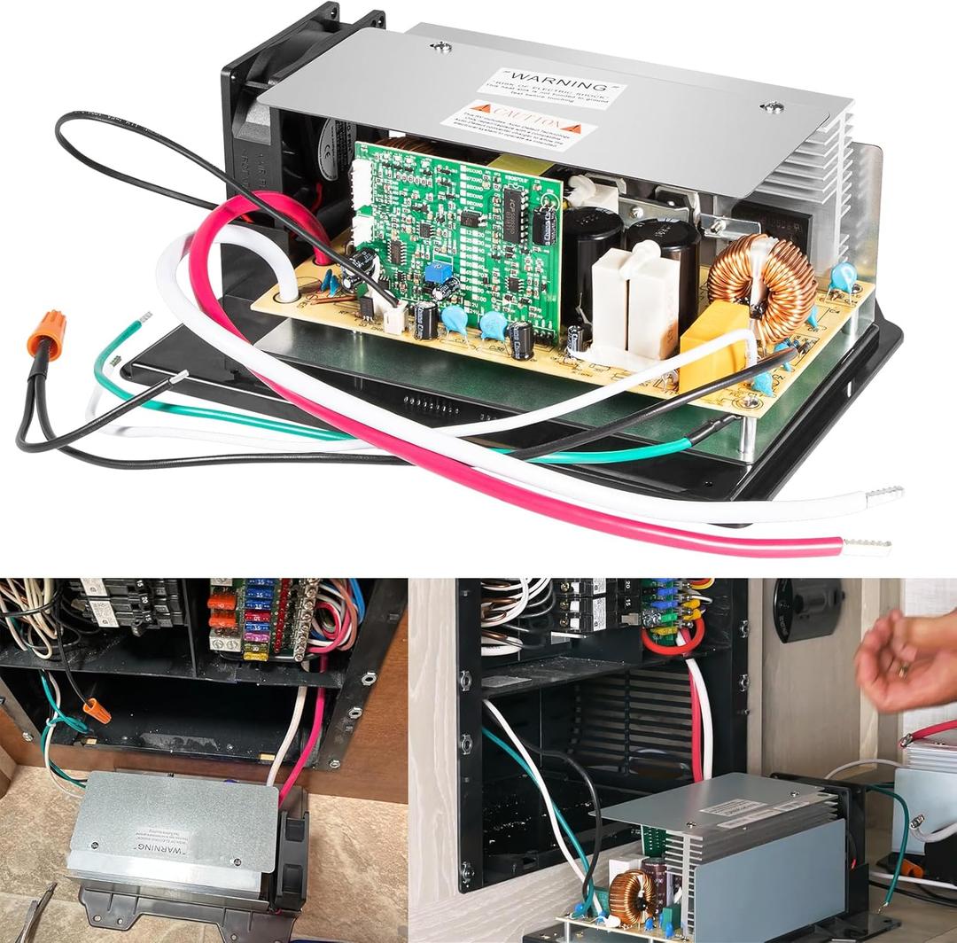 Upgrade WF-8955-AD-MBA RV Power Converter 55 Amp DC Main Board Assembly for WF-8955 & WF-8900-AD Series, WF-8955-MBA, Parallax 7145 & 7155 Series Power Center - 55 Amp Upgrade WF-8955-AD-MBA RV Power Converter 55 Amp DC Main Board Assembly for WF-8955 & WF-8900-AD Series, WF-8955-MBA, Parallax 7145 & 7155 Series Power Center - 55 Amp