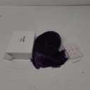 Purple Bob Wigs with Bangs Short Straight Wigs For Women Shoulder Length Synthetic Bob Wigs For Halloween Daily Party Cosplay