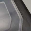 Anyyion 16.5-Inch Tool Box - Portable Lockable Storage, Stainless Steel & Plastic Construction - Removable Tray, Toolbox Organizer Truly Strong and Durable (Black)