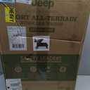 Jeep Sport All-Terrain Stroller Wagon by Delta Children - Includes Canopy, Parent Organizer, Adjustable Handlebar, Snack Tray & Cup Holders, Grey/Olive Green