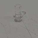 Shivling Crystal Shivling Crystal Lingam for Pooja Decorative Showpiece - Small (Crystal, White)