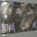 2 x RiukRaiu Dinosaur Christmas Wrapping Paper for Kids Adults - Green Xmas Gift Wrap Santa Hat T-Rex Trees Candy Canes Colorful Flags Stars Snowflakes for Holiday Party - 4 Jumbo Sheets, 40 x 28 Inches Each