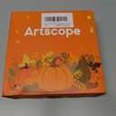 Artscope Fall Decorative Throw Pillow Covers 20x20 Inch Set of 4 Fall Gifts for Home Decor, Buffalo Plaid Autumn Pumpkin Maple Leaves Harvest Decoration Pillow Cases for Home Sofa Couch Decor-Orange A