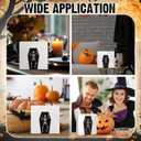 Domensi Halloween Napkin Holder for Table Decor Metal Coffin Paper Towel Holder Gothic Freestanding Tissue Dispenser Black Kitchen Accessories for Countertop Farmhouse Vintage Indoor Gift Decoration