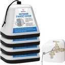 Outdoor Faucet Covers for Winter, Easy to Install Insulated Foam Protector Against Freeze for Outside Faucet Water Spigot Garden Hose Bib, Resuable, 4 Pcs