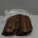 2Pcs Wooden Cupcake Stand - 4 Tier Cupcake Display Stand, Rustic Tiered Display Stand, Tool Free Installation Cupcake Stand for Birthday Party Decoration Supplies - Rustic Wood 