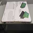 Dog Grass Pad with Tray 25" x 20", Artificial Grass Puppy Potty Training Pad, Reusable Indoor Outdoor Pet Toilet with Drainage System, Fake Grass Pee Pad for Small & Medium Dogs (Large)