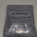 Genina Waterproof Dining Room Chair Covers Stretch Parsons Chair Slipcovers for Dining Room Kitchen Chair Protector Cover, Removable, Washable (4, Flower Pattern-Dark Gray) (Regular-4 Pack)