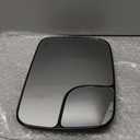For 2003 2004 Dodge Ram 2500/3500 Mirror Glass Passenger Side | Heated w/Towing Package - w/Backing Plate | Flat Glass Type All Cab Types Full Size | For 5086218AA, CH1325120