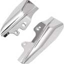 Chrome Mid-Frame Air Deflector Compatible for Harley Davidson Touring Street Electra Glide Road King FLHR FLHX FLTR FLHT 2001-2008 2005 2003