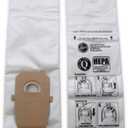 Hoover Vacuum Cleaner Bags for Platinum Upright Vacs, Pack of 2, Type Q, Hepa Filtration, Part # AH10000, Hoover Vacuum Bags Refill
