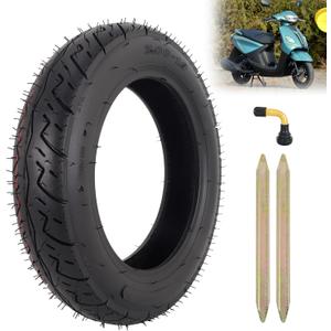 3.00-10 Tubeless Tire Front or Rear Scooter Tire for E-scooters, 1 Pack