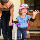 Razor Jr. Folding Kiddie Kick Scooter, Pink, 10.43"L x 25.2"W x 22.2"H