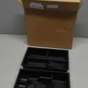 Autorder 2PCS Center Console Organizer for 2024 2025 Toyota Grand Highlander LE/XLE/Limited/Platinum/Nightshade Hybrid Accessories Armrest Storage Box Secondary Insert Tray