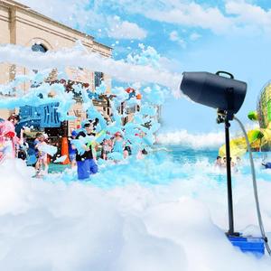 Foam Machine for Party, Party Foam Machine with Water Tank, Foam Cannon for Garden, Pool, Indoor, Birthdays, Celebrations, and Backyard Events (Black)