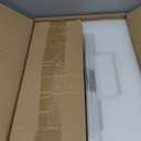 LED Chandelier Modern Pendant Light Fixture Simple Irregular Streamline Ring Light Black with 4500K and 59in Height Adjustable Hanging Lamp for Kitchen Island Hallway Foyer Closet Corridor (12.5" - No Remote)