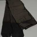 CHRLEISURE Women's Fleece Lined Tights - Fake Sheer Warm Pantyhose Thick Winter Leggings (Medium-Large)