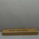 Solid Wood Bamboo Double Towel Bar - Double Towel Rack - Double Towel Bar for Bathroom Wall - Dual Towel Rack - Double Towel Racks for Bathroom - Water Resistant Bamboo Rods