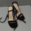 Coutgo Womens Strappy Lace up Heels Sandals Sexy High Heeled Ankle Strap Summer Dress Shoes, 7