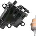 KIPA Fuel Pump For Kohler 2539316-S 2539309-S 2539310-S 2539311-S 2539314-S, Fits all Command ECH ECV models, With Fuel Filter