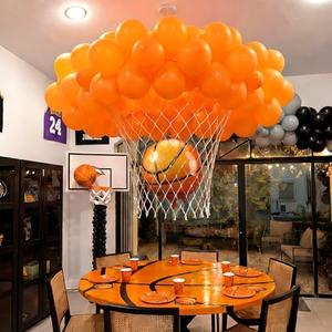 Teyva Daily 204 Pcs Basketball Party Decorations Set DIY Extra Large Basketball Frame Decoration for Sports Theme Birthday Game Party Supplies