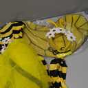 Women's Halloween Bee Costume Bee Queen Cosplay Dress, Wings, Headband, and Arm Sleeve Party Fancy Dress No size