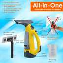Electric Window Vacuum, Cordless Window Cleaner, Window Vacuum Cleaner Set, Window Cleaner Tool, Mirro Cleaner, Window Squeegee Electric Cleaning Tool for Windows