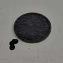 Natural Marble Tray, Round Marble Decorative Tray for Counter, Jewelry, Dresser, Bathroom, Kitchen Black Round Tray,Diameter8 Inches(Black)
