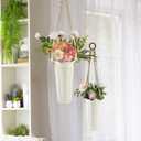 Entjor Galvanized Flower Bar Buckets with Handles 8 Pcs 9 Inch Tall Metal Bucket for Flower Supplies, Home Decor, Wedding Centerpiece, Table Decorations, Outdoor Unbreakable Tin Vase