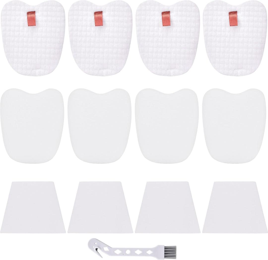 Leadaybetter 8 Pre-Filters (4 Foam+4 Felt) and 4 Post-Filters for Shark Rocket Zero-M Ultra-Light Corded Stick HV345 ZS350 ZS350C ZS351 ZS351C ZS352 Vacuums, Replaces Part # XPMFK320 & 1084FTV320