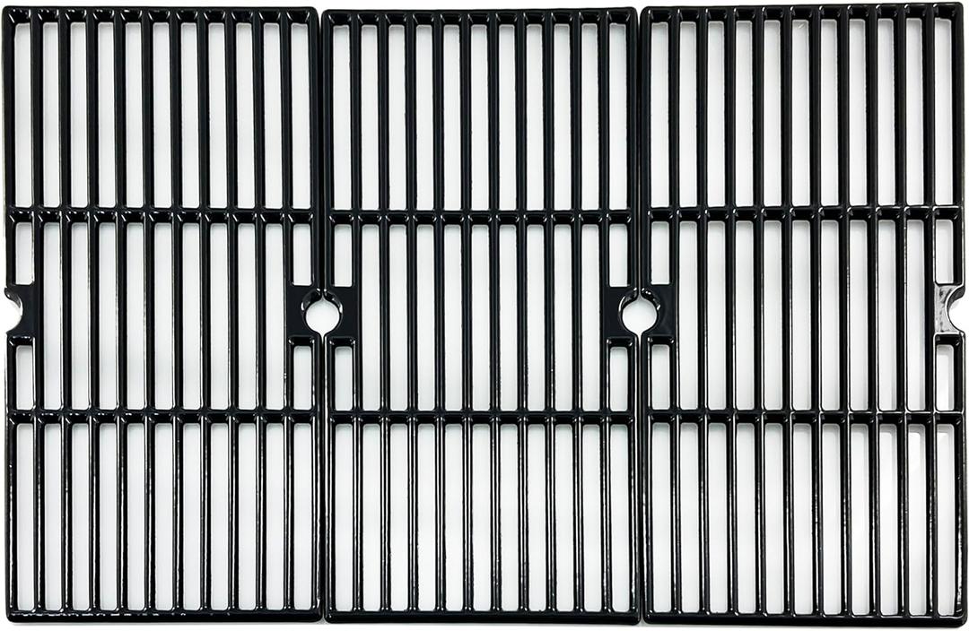Direct store Parts DC121 16 7/8" Polished Porcelain Coated Cast Iron Grill Grates Replacement for Charbroil 463432215, 463436213, 463436214, 463436215, 463441312, 463441514, Thermos 461442114 Grills