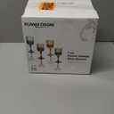 XUWAIDSGN 16 Pcs 7oz Plastic Vintage Wine Glasses Drinking Glasses Unbreakable Wedding Glassware Crystal Water Goblets Reusable Drinkware Vintage Champagne Flutes (16, Pink)