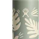 Hydro Flask 40 Oz Wide Flex Straw Cap Bottle - Insulated Stainless Steel - Wide Straw Lid, Non Spill, Leakproof in Botanical Bliss Agave