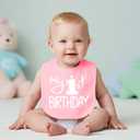 Aiden's Corner Handmade Cute Baby Boy Girl First Birthday Smash Cake Bibs My 1st Birthday Bib