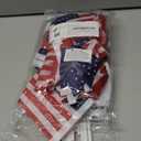 4th of July Decorations 33ft American String Flags Banner+ 10Pcs Handheld USA Stick Flag+ 30Pcs Red White Blue Balloons+2 Sheet Stickers Party Decor for 4th of July America Patriotic Day Memorial Day