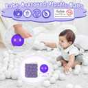Realhaha Larger Plastic Balls for Ball Pit, Play Pin Balls for Toddlers Kid Ball Pits & Accessories for Bounce House,2.76 inches,50 100 pcs
