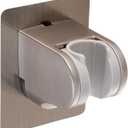 Shower Head Holder Strong Adhesive No Drilling Wall Mount Adjustable Handheld Showerhead Bracket for RV Kids Bathroom Shower,Fix Firmly and Use Conveniently (Brushed Nickle, 1)